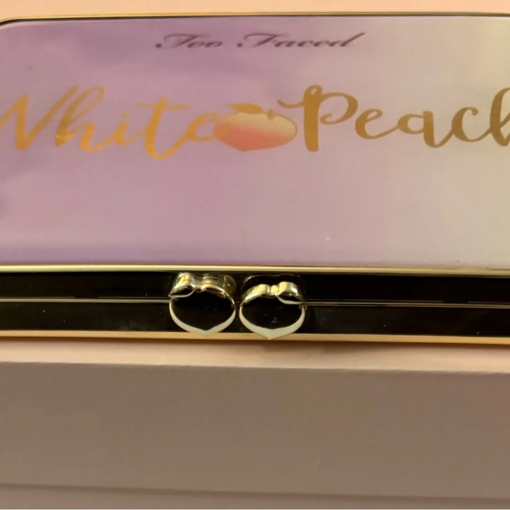 Too Faced White Peach Eyeshadow Palette with Cream and Gold